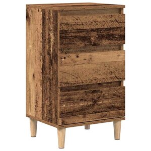 vidaXL Cabinet de chevet Bois ancien 40 x 35 x 70 cm Bois d'ingénierie