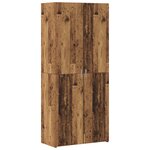 vidaXL Haut Armoire 2 Pièces Bois ancien 80 x 42 x 185 cm