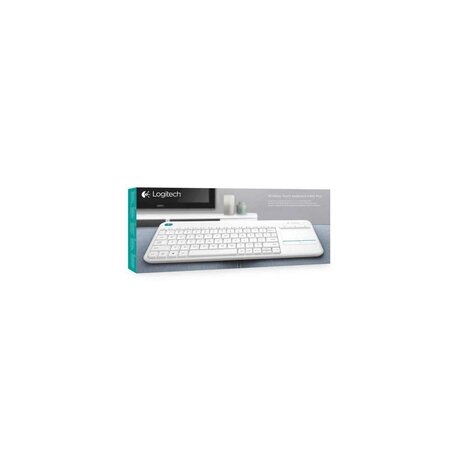 Clavier sans fil logitech k400 plus wireless touch (blanc) - La Poste