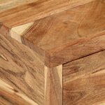 vidaXL Meuble TV (118-200) x 30 x 40 cm Bois massif d'acacia