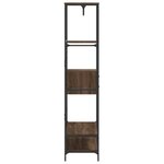 vidaXL Porte-vêtements avec étagères chêne marron bois d'ingénierie