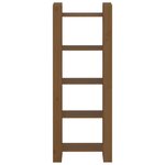 vidaXL Bibliothèque/Cloison Marron miel 60x35x160 cm Bois massif