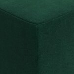 vidaXL Canapé-lit pliable 90 x 63 x 45 cm Vert foncé