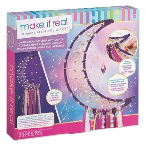 make it real Capteur de rêves avec lumières 130 Pièces Lunar