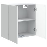 vidaXL Armoire Murale Blanc 59 x 31 x 60 cm Bois d'ingénierie