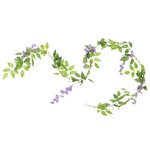vidaXL Guirlandes de fleurs de Noël 6 Pièces violet 200 cm