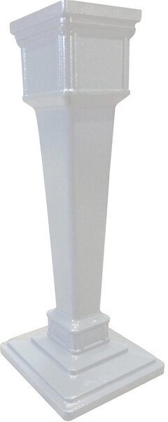 Colonne pour boîte aux lettres en aluminium grand modèle 1950