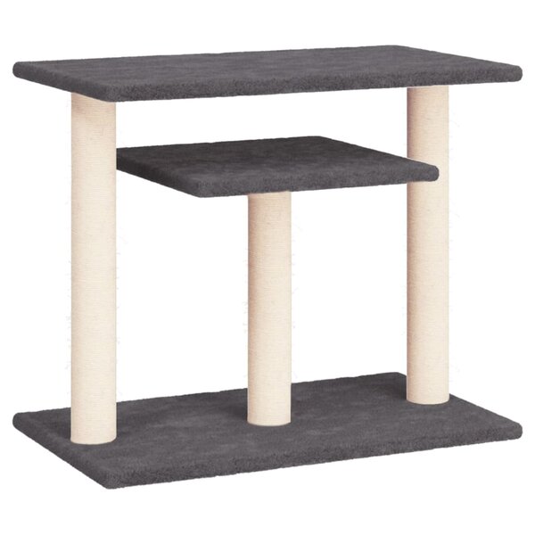 vidaXL Arbres à chat avec plates-formes gris foncé 62 5 cm