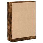 vidaXL Bibliothèque chêne fumé 82 5x30 5x115 cm bois d'ingénierie