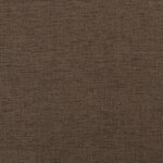 vidaXL Chaise de relaxation avec repose-pied Marron Tissu