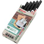 Marqueur Permanent 25 Ecoline noir 1 mm x 10 EDDING