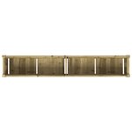 vidaXL Jardinières 2 Pièces bois de pin imprégné
