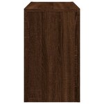 vidaXL Tables basses gigognes 3 Pièces chêne marron bois d'ingénierie