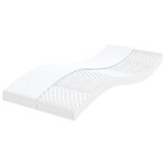 vidaXL Lit de jour avec lit gigogne et matelas jaune 80x200 cm velours