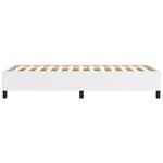 vidaXL Cadre de lit sans matelas blanc 90x200 cm similicuir