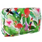 vidaXL Coussin de palette pour dossier Jungle tropical 70x40x12 cm en tissu Oxford
