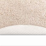 vidaXL Tapis Crème 90 x 90 cm Polypropylène