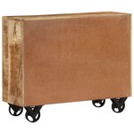 vidaXL Buffet 80x30x65 cm bois de manguier brut massif