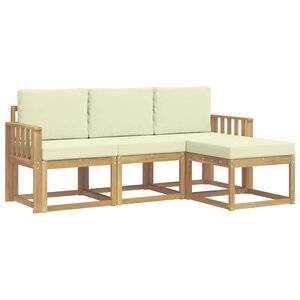 vidaXL Ensemble de canapés d'extérieur 4 pc