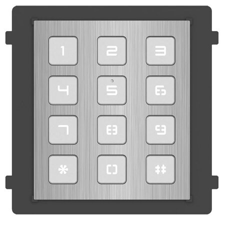 Module clavier de rue Hikvision DS-KD-KP/S en acier inoxydable