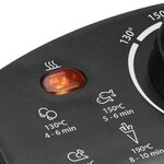 Tristar friteuse 2000 w 3 l acier inoxydable argenté