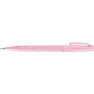Stylo feutre brush sign pen ses 15  rose pastel pentel arts