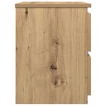 vidaXL Tables de chevet 2 Pièces chêne artisanal bois d'ingénierie