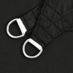 vidaXL Voile de parasol tissu oxford rectangulaire 6x7 m noir