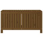 vidaXL Boîte de rangement de jardin Marron miel 115x49x60 cm Bois pin