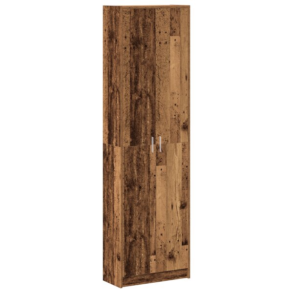 vidaXL Armoire Vieux Bois 55x25x189 cm Bois d'ingénierie