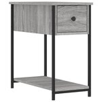 vidaXL Tables de chevet 2 Pièces sonoma gris 30x60x60cm bois d'ingénierie