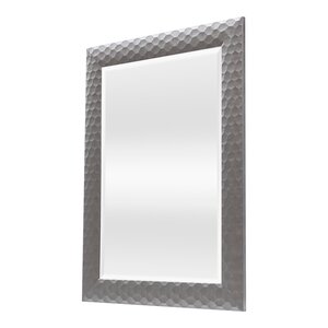 Miroir mural ocre rectangulaire 84 x 64 cm argenté 03_0007932