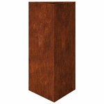 vidaXL Jardinières 2 Pièces triangulaire acier résistant aux intempéries