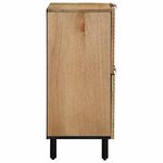 vidaXL Buffet marron 60x33x75 cm bois massif de manguier