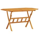 vidaXL Ensemble de salle à manger pour jardin 7 Pièces Marron