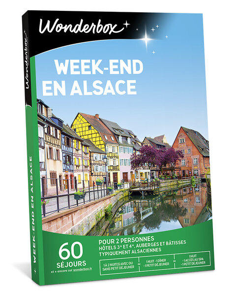 Coffret cadeau - WONDERBOX - Week-end en Alsace
