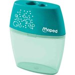 Double taille-crayon Shaker avec Réservoir Coloris Aléatoire MAPED