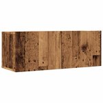 vidaXL Meubles TV muraux 2 Pièces vieux bois 80x30x30 cm