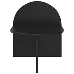 vidaXL Table de chevet Chêne noir 40 x 35 5 x 45 5 cm