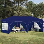 vidaXL Tente de fête pop-up 575 x 288 x 245 cm Bleu Tissu Oxford