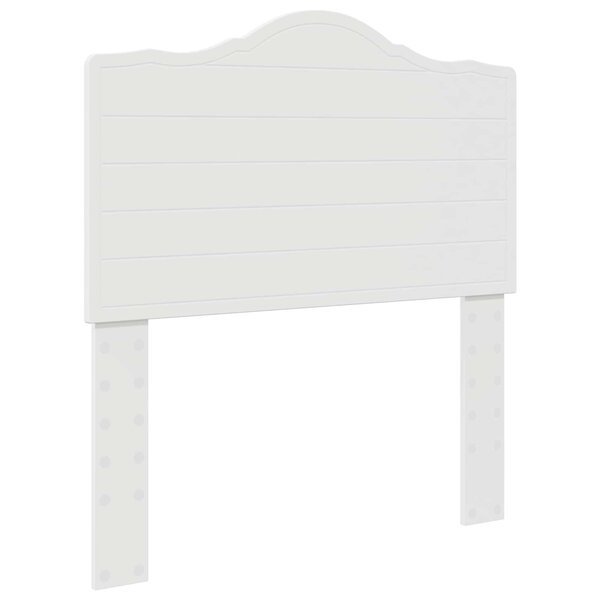 vidaXL Tête de lit Blanc 80 cm Bois d'ingénierie
