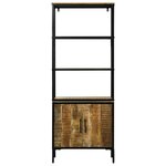 vidaXL Haut Armoire Marron 70 x 35 x 180 cm Bois de manguier massif