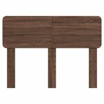 vidaXL Tête de lit Chêne brun 120 cm Bois d'ingénierie