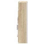 vidaXL Armoire Miroir de Salle de Bain Chêne Sonoma 33 x 11 5 x 50 cm