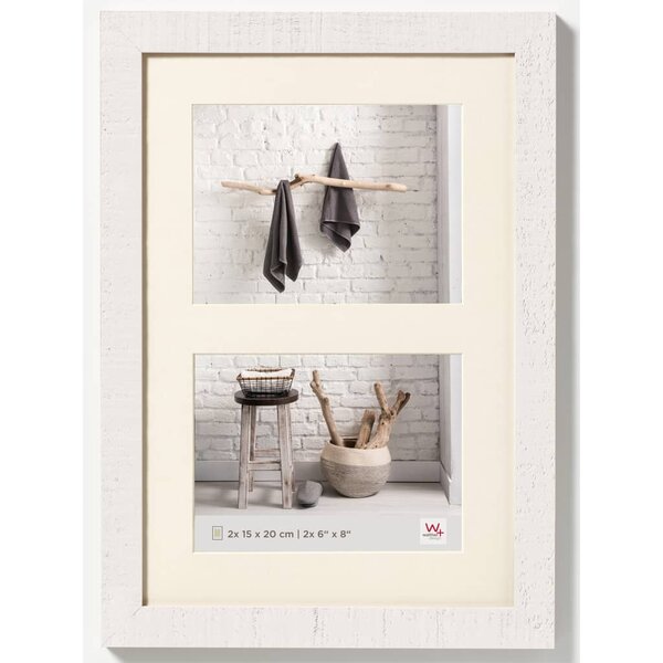 Walther Design Cadre photo Home 2x15x20 cm Blanc polaire