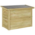 vidaXL Coffre de rangement 44x80x57 cm en bois imprégné de pin