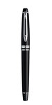 Waterman stylo roller expert  pointe fine  noir mate  recharge noire pointe fine  coffret cadeau