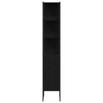 vidaXL Ensemble de meubles de salle de bain 3 pièces - Bois d'ingénierie chêne noir