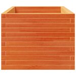 vidaXL Jardinière cire marron 90x60x49 5 cm bois de pin massif