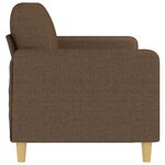 vidaXL Canapé à 3 places Marron 180 cm Tissu